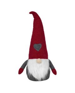 Butoir de Porte lutin chapeau rouge 27x17x51cm