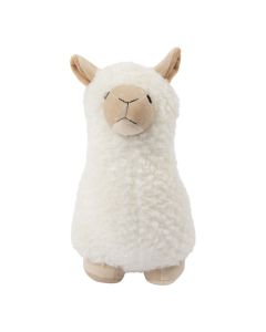 Door Stopper white teddy alpaca