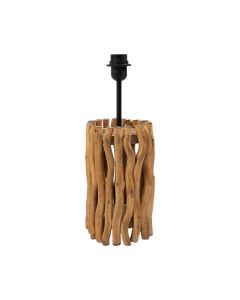 Lamp base wood 43cm 