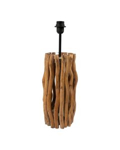 Lamp base wood 53cm 