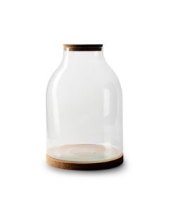 Terrarium met kurk 'sabine' h35 d25 cm