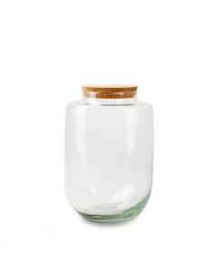 Vaas met kurk 'melanie' h25 d17 cm