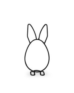 Easterbunny 'peter' black h15 d8 cm