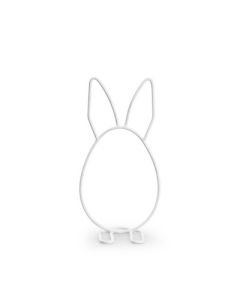 Easterbunny 'peter' white H15 d8 cm