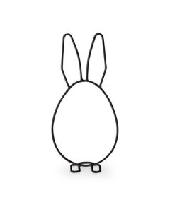 Osterhase 'Peter' schwarz h20 d10 cm