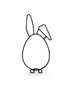 Easterbunny 'benjamin' black h20xL10xw7 cm