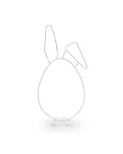 Osterhase 'Benjamin' weiß h20 d10 cm