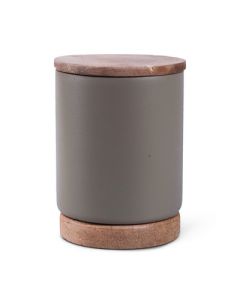 Scented candle 'march' scent spring green h12,5 d9 cm