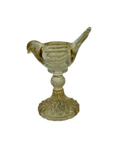 Bougeoir pino jaune clair h16 d11.5cm