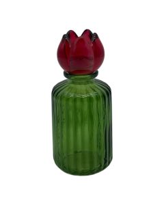 Vase fleur unique rosa rose h14 d6.2cm
