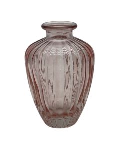 Vase carmen rose clair h10.5 d7.2cm