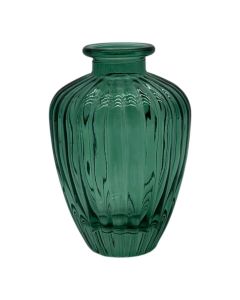 Vase carmen vert sarcelle h10.5 d7.2cm