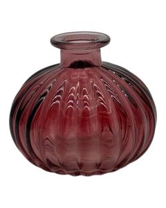Vase petra pink h7.5 d8.5cm