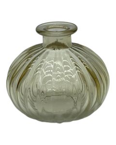 Vase petra jaune clair h7.5 d8.5cm