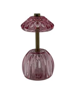 Tafellamp maeve roze h15.5 d8cm