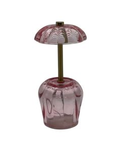 Tafellamp coco lichtroze h19 d9.5cm