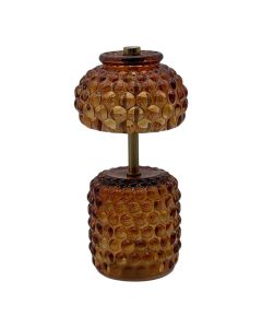 Tafellamp ava rood h20 d10cm