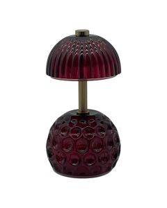Tafellamp gia roze h14 d8cm