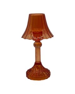 Candleholder tilia amber h21 d11cm