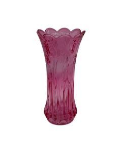 Vase gilda rose h25 d13cm