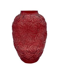 Vase maia rouge h27 d19cm
