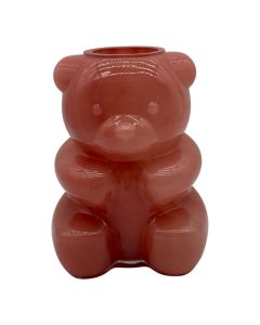 Vase bear pink h20 d14cm