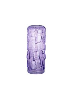 Vase Solstice lila h29 d12cm