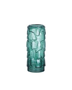 Vase Solstice bleu h29 d12cm