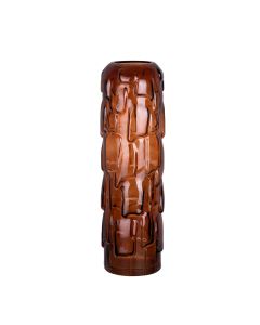 Vase Solstice brown h38,5 d12cm