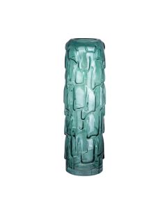 Vase Solstice blue h38,5 d12cm