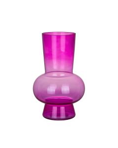 Vase Aloé violet h17,5 d12cm (cc)