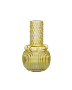 Vaas Bianca geel h22,5 d13cm