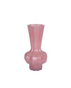 Vase Leki rose h27 d14cm (cc)