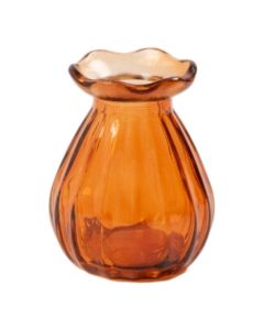 Flesvaas Sedona oranje h8,5 d6,8cm