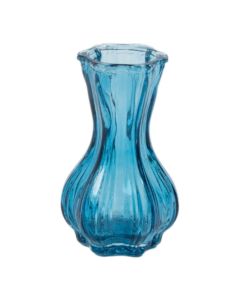 Flesvaas Tharin blauw h10 d6cm