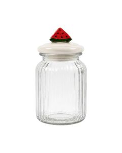 Voorraadpot aardbei groen h22 d12,3cm