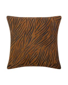 Cushion Goat suede zebra brown 45x45cm (Capra Aegagrus Hircus)