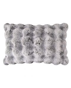 big cushion teddy bubble grey 40x60cm
