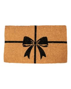 Coir Doormat handmade bow 75cm