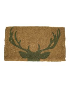 kokosmat handgeweven hert groen 75cm