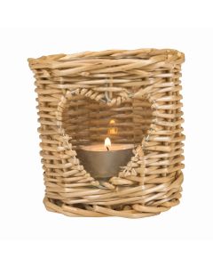 rotan windlicht hart 9cm