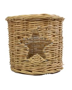rotan windlicht ster 13cm