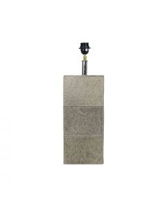 pied de lampe carré vache gris 45cm