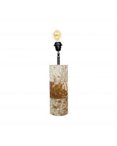 pied de lampe ronde vache brun 45cm*