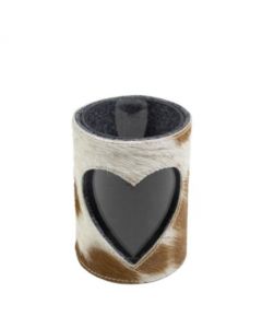 wind light cow heart brown/white 15cm (bos taurus taurus)