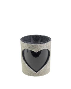 wind light cow heart grey 10cm (bos taurus taurus)
