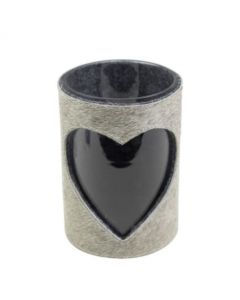 wind light cow heart grey 20cm (bos taurus taurus)