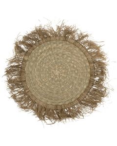 seagrass rug fraying dia 90cm*