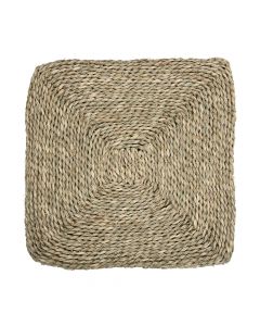 seagrass seat pad square 40x40cm