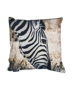 cushion velvet jungle zebra 45x45cm*